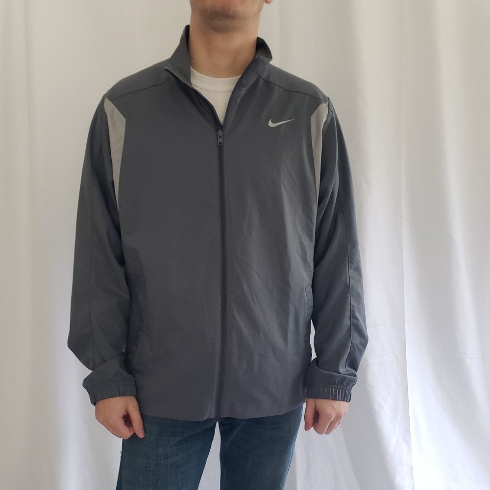 Gray Nike Windbreaker
